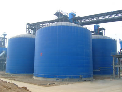 万源水泥钢板库改造