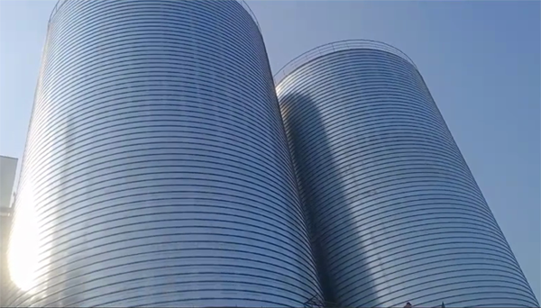 万源2座混凝土高架卷板仓